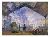 The Gare St Lazare  1877