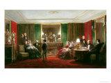 Interior of a Salon on Rue de Gramont  1858