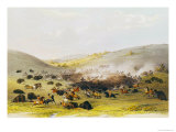 Buffalo Hunt  Surround  circa 1832
