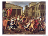 The Rape of the Sabines  circa 1637-38