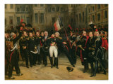 Napoleon I Bidding Farewell to the Imperial Guard in the Cheval-Blanc Courtyard  April 1814  1825