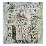 Pavement of St John the Evangelist  Detail of the Siege of Constantinople in June 1204  1213