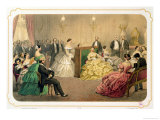 Concert at the Chausee D'Antin  from the "Soirees Parisiennes" Series