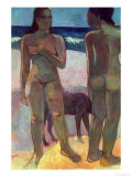 Two Tahitian Women on the Beach  1891