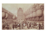 The National Guard from the Eure Camped in the Tuileries Garden  26th June 1848