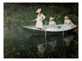 The Boat at Giverny  circa 1887