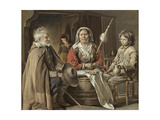 Peasants in an Interior