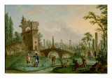 Carmontelle Giving the Keys of the Parc Monceau in Paris to the Duke of Chartres