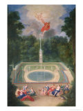 The Groves of Versailles with Mars and Venus Before Apollo and Vulcan  1688
