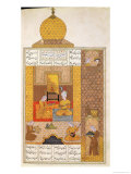 Bahram Visits the Princess of Turkestan  Illustration to "The Seven Princesses"