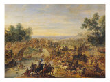 Cavalry Battle on a Bridge