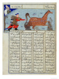 Capturing His Horse  from the "Shahnama"  by Abu"L-Qasim Manur Firdawsi