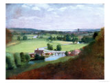 The Valley of the Stour with Dedham in the Distance  1836-37