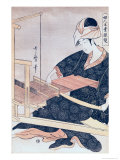 Woman Weaving