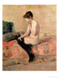 Nude Woman Seated on a Divan  1881