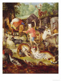 Noah's Ark  Detail of the Right Hand Side  after a Painting by Jan Brueghel the Elder