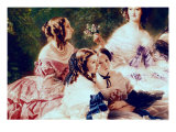 Empress Eugenie and Her Ladies in Waiting  Detail of the Princess of Essling
