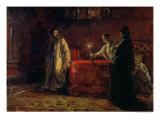 Tsar Boris Godunov and Tsarina Martha  1874