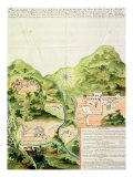 Plan of the Mines of Oaxaca  Mexico  1785-87
