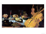 Still Life with Musical Instruments  1623
