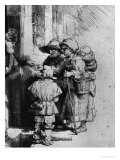 Beggars on the Doorstep of a House  1648