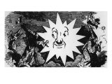 Caricature of the Discovery of Neptune  from "Le Charivari"  1st January 1847