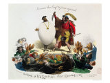 Hernani Sublime  a Romantic Dish"  Caricature of Hernani" by Victor Hugo circa 1830