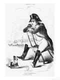 La Grenouille et Le Boeuf : the Small and the Large Napoleon I  Caricature from "The Puppet Show"
