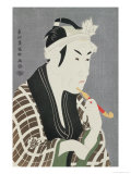 Matsumo Koshiro IV in the Role of Gorebei  the Fish Merchant of Sanya