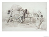Negroes Loading Cotton Bales at Charleston