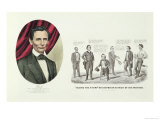 Hon Abraham Lincoln  16th President of the United States  1860