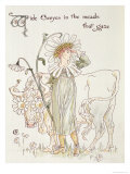 Wild Oxeyes in Meads That Gaze"  Illustration to "Flora's Feast  a Masque of Flowers"