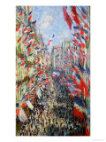 The Rue Montorgueil  Paris  Celebration of June 30  1878