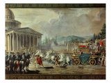 The Translation of the Mortal Remains of Voltaire to the Pantheon in Paris on 10th July 1791