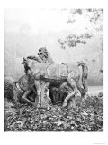 Tritons Grooming Two Horses of the Sun in the Grove of the Baths of Apollo  circa 1667-72