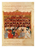Abu Zayd in the Library at Basra  from "The Maqamat" by Al-Hariri