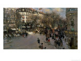 The Boulevard des Italiens  circa 1900