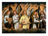 Five Angels Playing Musical Instruments