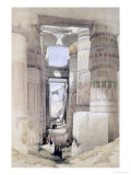 View Through the Hall of Columns  Karnak  from "Egypt and Nubia"  Vol1