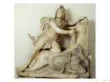 Mithras Sacrificing the Bull  Marble Relief  Roman  2nd Century