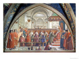 St Francis Receiving the Rule of the Order from Pope Honorius