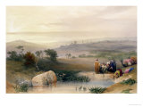 Jerusalem  April 1839  Plate 22 from Volume I of "The Holy Land"  Pub 1842