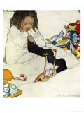Opening the Christmas Stocking  1902