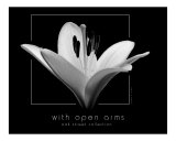 with open arms