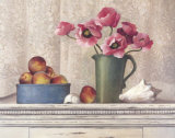 Poppies  Peaches and Shells
