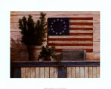 Old Flag with Ivy