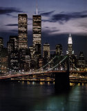 World Trade Center with Brooklyn Bridge