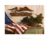 Eagle with Pine Cones