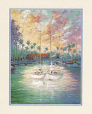 Twin Sails at Dusk