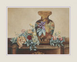 Vase with Purple Flowers